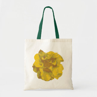 Modern Yellow Camellia Flower T-Shirt Tote Bag