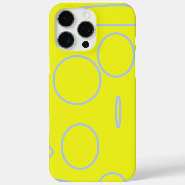 Modern Yellow Case-Mate iPhone Case (Back)