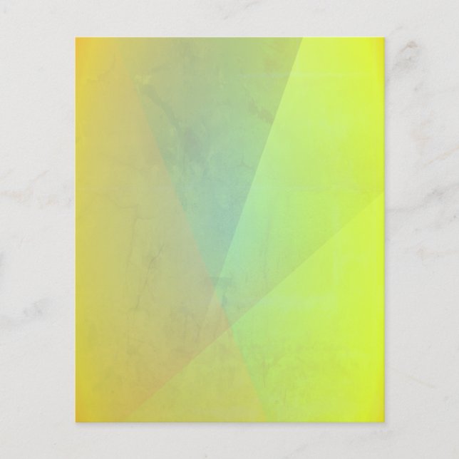 Modern Yellow Geometric Gradation (Front)