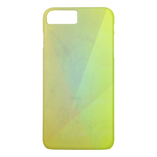 Modern Yellow Geometric Gradation Case-Mate iPhone Case (Back)