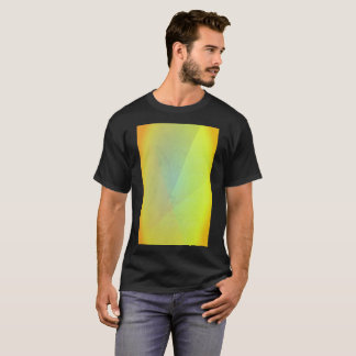Modern Yellow Geometric Gradation T-Shirt