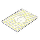 Modern yellow, grey, ivory chevron pattern custom