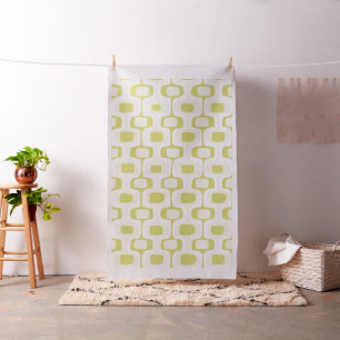 Modern YELLOW Retro Personalised Fabric