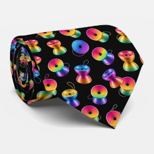 Modern Yo-Yo Pattern Neck Tie