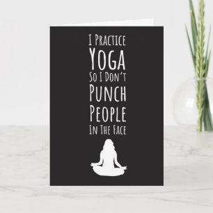 Modern Yoga Cards For Her Meditation