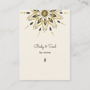 Modern Yoga Massage Wellness Business Card Visiten