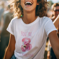 Modern You Are Flamazing Beauty Pink Flamingo