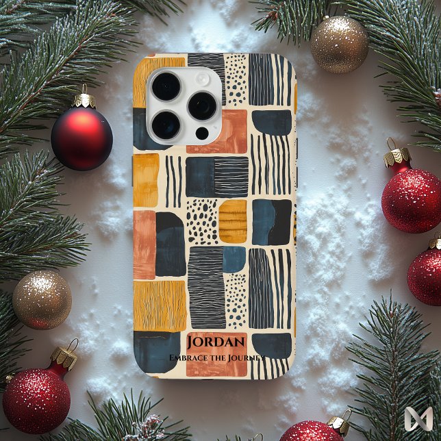 Modern Zambian Batik – Earthy Abstract Patterns Case-Mate iPhone Case (Creator Uploaded)