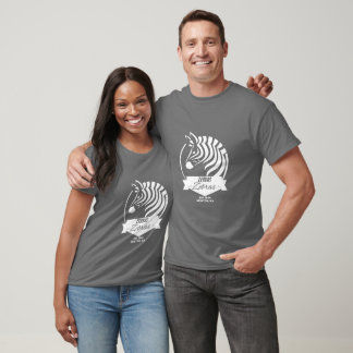 Modern Zebra Adult Unisex T-Shirt
