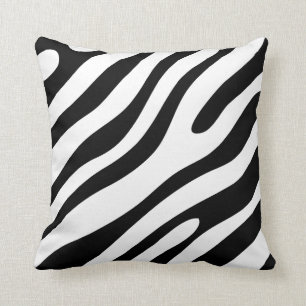 Modern Zebra Print Pattern Personalise Your Colour Cushion