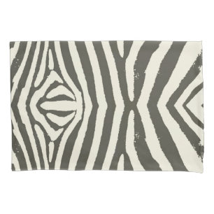 Modern Zebra Stripe Animal Print Pattern Pillowcase