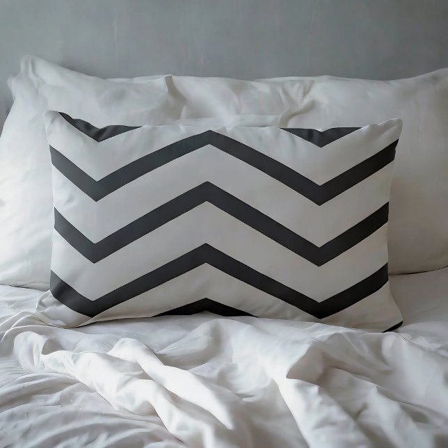 Modern Zigzag Pattern Throw Pillow (Creator Uploaded)