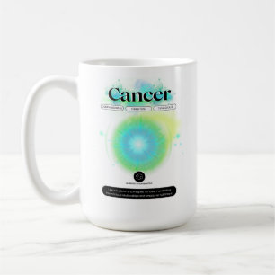 Modern Zodiac Sign Cancer Quote Water Element Coffee Mug