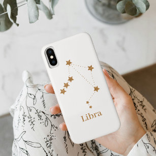 Modern Zodiac Sign Gold Libra   Element Air Case-Mate iPhone Case