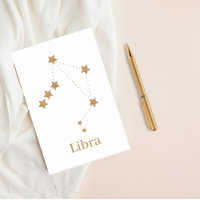 Modern Zodiac Sign Gold Libra | Element Air