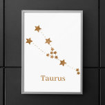 Modern Zodiac Sign Gold Taurus | Element Earth<br><div class="desc">Modern Zodiac Sign Gold Taurus | Element Earth</div>