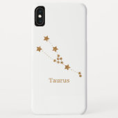 Modern Zodiac Sign Gold Taurus | Element Earth Case-Mate iPhone Case (Back)