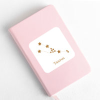 Modern Zodiac Sign Gold Taurus | Element Earth