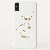 Modern Zodiac Sign Gold Virgo | Element Earth Case-Mate iPhone Case (Back)