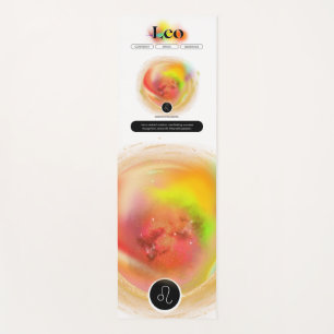 Modern Zodiac Sign Leo Quote Element Fire Yoga Mat