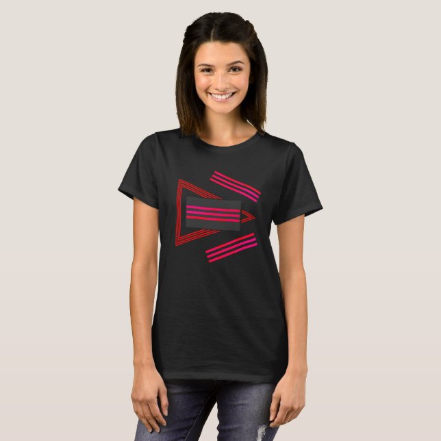 Moderna Abstract Graphic Art T-Shirt (Front Full)