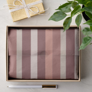 Moderna Linear   Antique Rose & Copper Tissue Paper