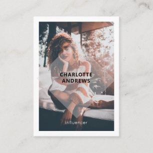 Moderne Foto  Visitenkarte Business Card