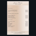 Moderne minimale Beige Hautfarbe Flyer<br><div class="desc">Modernes Business,  minimalistisch,  beige. Entworfen für Designer,  Stylist,  Salons,  Haare und Make-up Künstler,  Nägel und Lash Künstler,  Wellness-Center und Bearbeiten Sie die Karte,  send Sie Ihre Daten eingeben. Sie können den Schriftart,  die Farbe und die Position individuell durch "weitere Personalisierung" auswählen.</div>