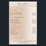 Moderne minimale Beige Hautfarbe Flyer<br><div class="desc">Modernes Business,  minimalistisch,  beige. Entworfen für Designer,  Stylist,  Salons,  Haare und Make-up Künstler,  Nägel und Lash Künstler,  Wellness-Center und Bearbeiten Sie die Karte,  send Sie Ihre Daten eingeben. Sie können den Schriftart,  die Farbe und die Position individuell durch "weitere Personalisierung" auswählen.</div>