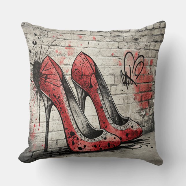 Modernes Design Street Art  Cushion (Front)