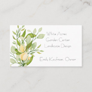 Modernised Floral Bouquet Business Card