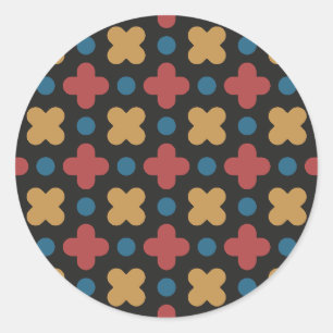 Modernised Retro Stickers Design