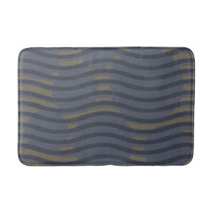 modernist abstract geometric bath mat