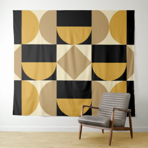 Modernist Geometric Design Tapestry