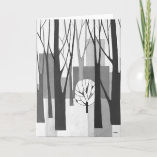 Modernist Urban Winter Holiday Card