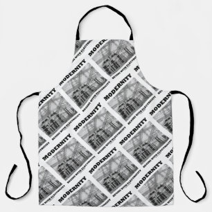 Modernity Begins With Electricity Electrical Wires Apron
