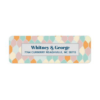 Modernly Retro | Return Address Label