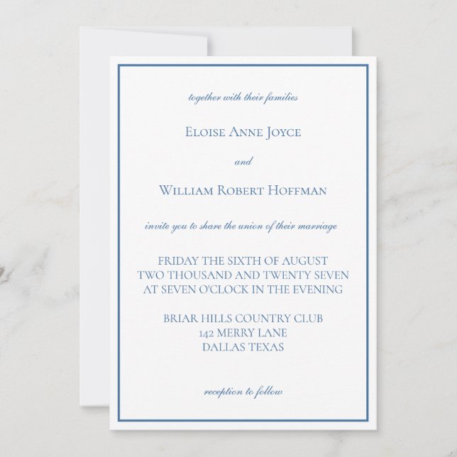 Modernodern invitation with geometric pattern (Front)