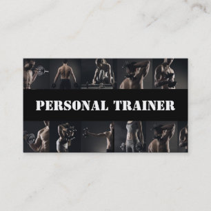 ModernPersonal Trainer Fitness Sport Business Card