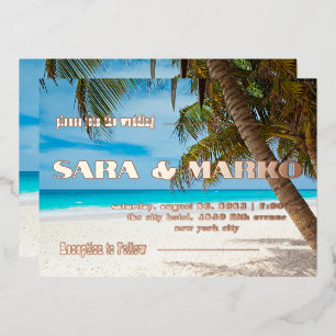 ModernTypography Minimalist Wedding