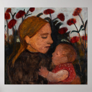 Modersohn-Becker - Girl With Child Poster