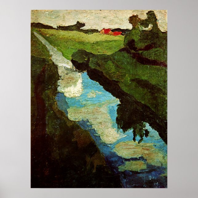 Modersohn-Becker - Peat Digging 1902 Poster (Front)