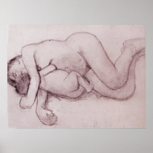 Modersohn-Becker - Reclining Mother And Child 1906 Poster