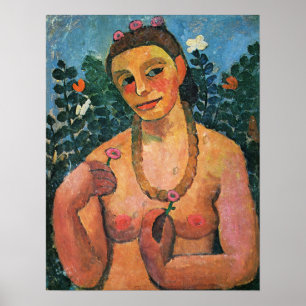 Modersohn-Becker - Self Portrait 1906 Poster