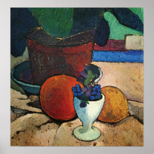 Modersohn-Becker - Still Life With Plant Lemon Poster