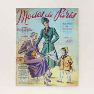 Modes De Paris. Jigsaw Puzzle
