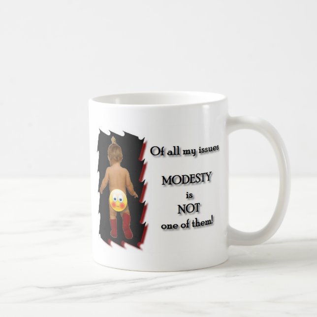 Modesty Coffee Mug (Right)