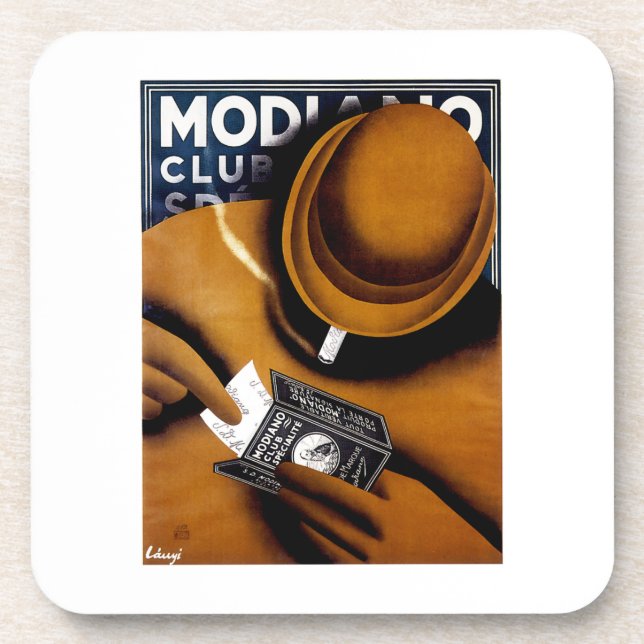 Modiano Cigarette Ad Coaster (Front)
