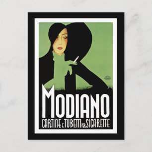 Modiano Cigarette Ad Postcard