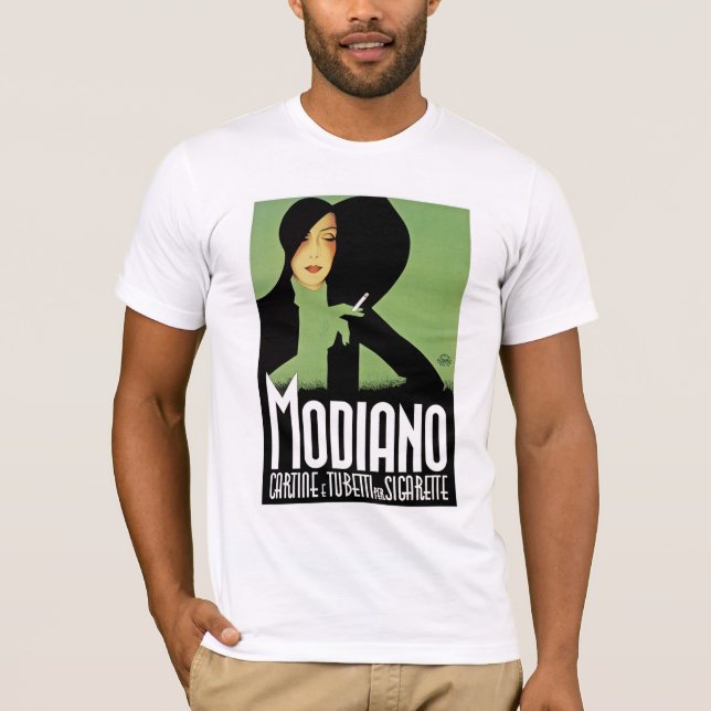 Modiano Cigarette Ad T-Shirt (Front)